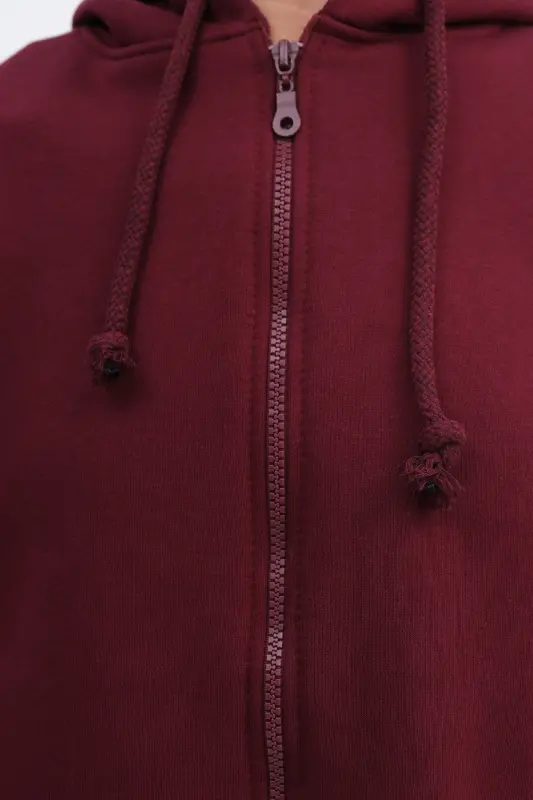 Шардонлу Фермуарлы Sweatshirt H3717-w9-Bordo - 3