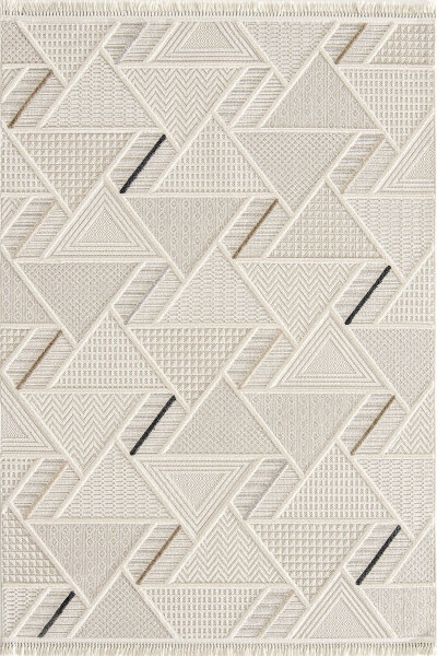 SARE 8805 CREAM ANTI-DUST DECORATIVE CARPET - 13