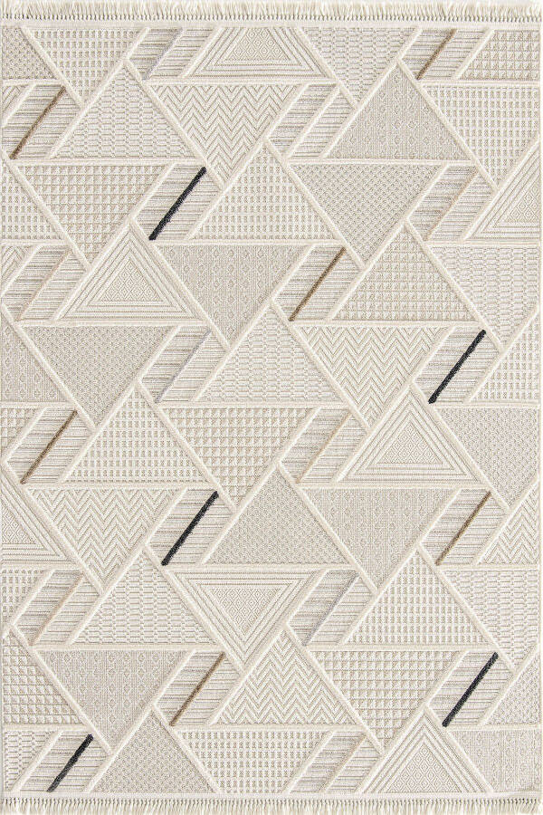 SARE 8805 CREAM ANTI-DUST DECORATIVE CARPET - 13