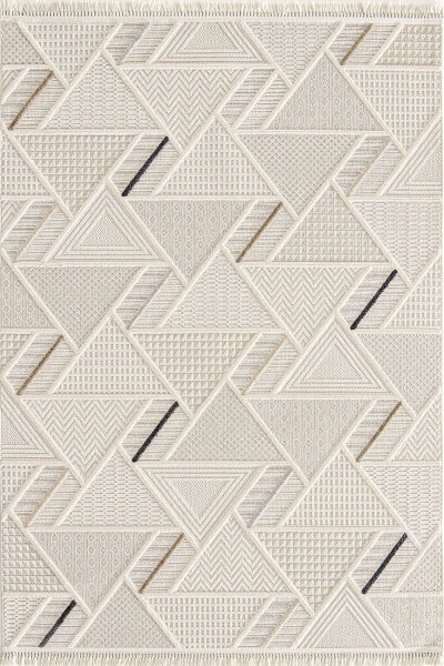 SARE 8805 CREAM ANTI-DUST DECORATIVE CARPET - 1