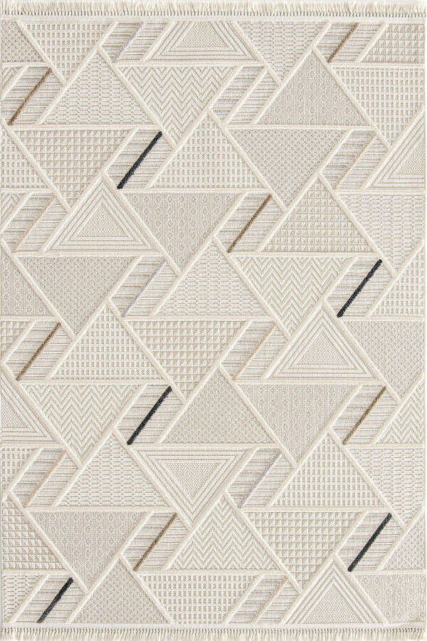 SARE 8805 CREAM ANTI-DUST DECORATIVE CARPET - 1