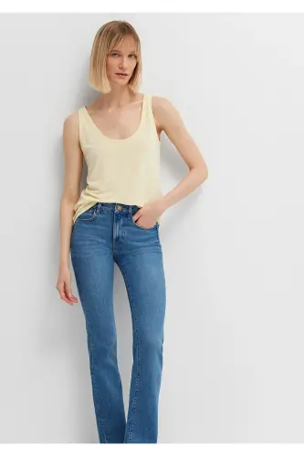Sarı Atlet Slim Fit / Dar Kesim 1613216-84571 - Bej - MAVI (1)