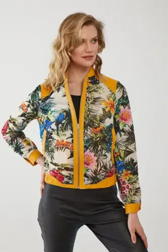 Sari ayollar uchun charm ko'ylagi - 5