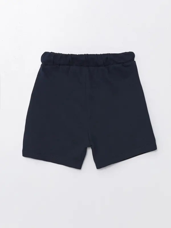 Sarı Fenerbahçe Baskılı Erkek Bebek Tişört ve Şort 2'li-Sarı - 5