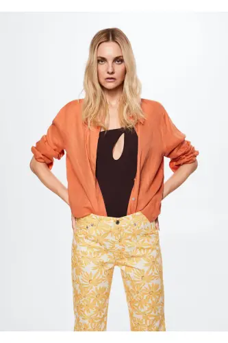 Sari Kadın Yetişkin Pantolon 37061307-Sari - 5