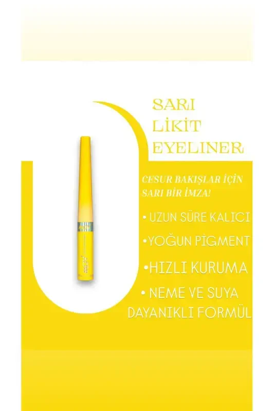 Sari Suyuq Eyeliner 3,5 gr - MOV