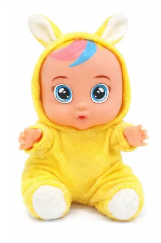 Sarı Tulumlu Ağlayan Ve Konuşan Roza Et Bebek-Sarı - GLOBAL TOYS (1)