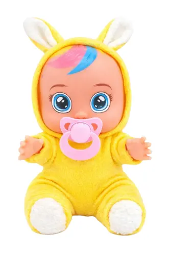 Sarı Tulumlu Ağlayan Ve Konuşan Roza Et Bebek-Sarı - 3