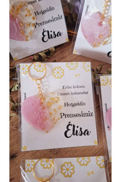 Sariq gulli kartochkali yurakli kalitcha 5 dona Mavlyud, Qur'on o'qish, Tug'ilgan kun, Chaqaloq - 5