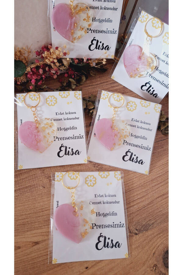 Sariq gulli kartochkali yurakli kalitcha 5 dona Mavlyud, Qur'on o'qish, Tug'ilgan kun, Chaqaloq - 8