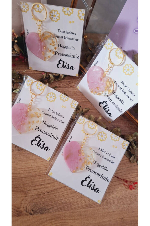 Sariq gulli kartochkali yurakli kalitcha 5 dona Mavlyud, Qur'on o'qish, Tug'ilgan kun, Chaqaloq - 2