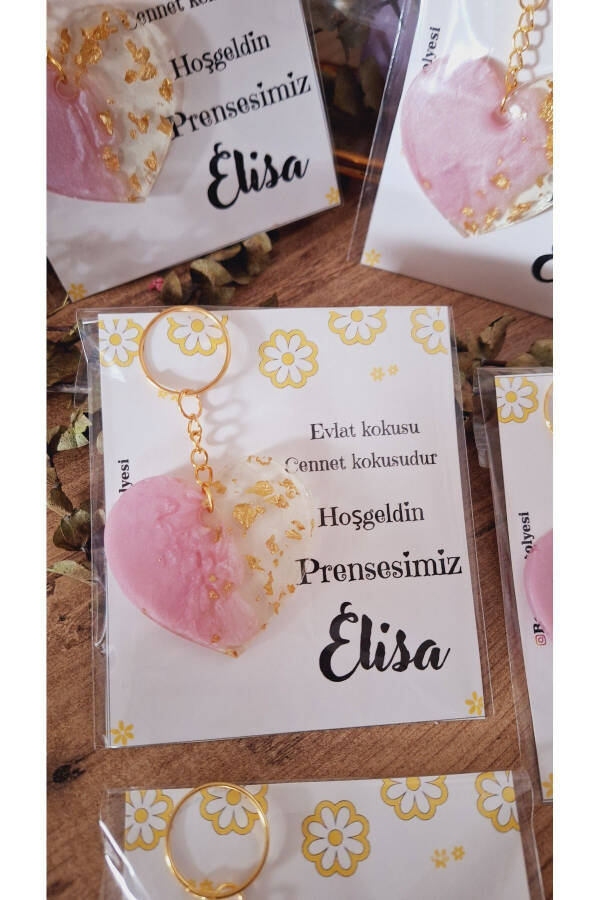 Sariq gulli kartochkali yurakli kalitcha 5 dona Mavlyud, Qur'on o'qish, Tug'ilgan kun, Chaqaloq - 3