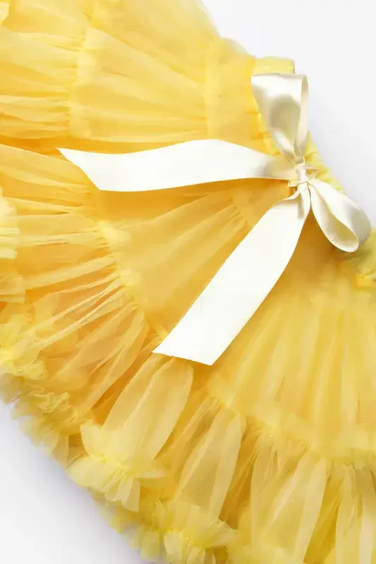 Sariq qiz bola tutu yubka - Bonita-Sariq - 5