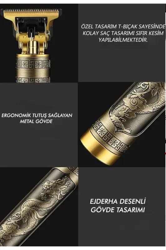 Şarjlı Tıraş Makinesi Saç Sakal Lazer Epilasyon Öncesi Kol Bacak Yanak Koltuk Altı Vücut - no color - 5