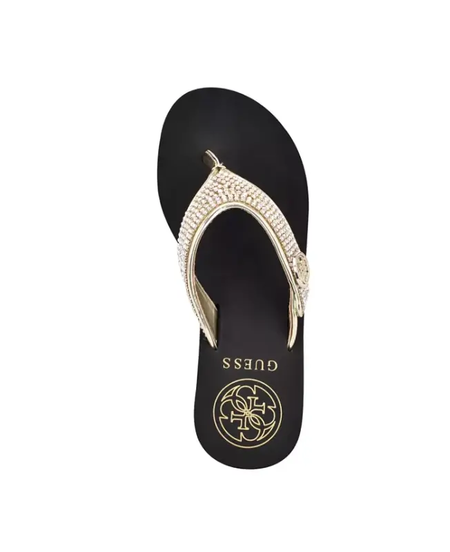 Sarraly Eva Logo Wedge Slip On Flip Sandals - 8