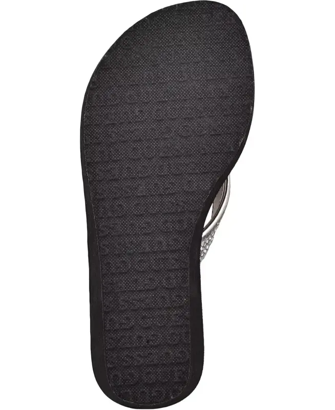 Sarraly Eva Logo Wedge Slip On Flip Sandals - 5