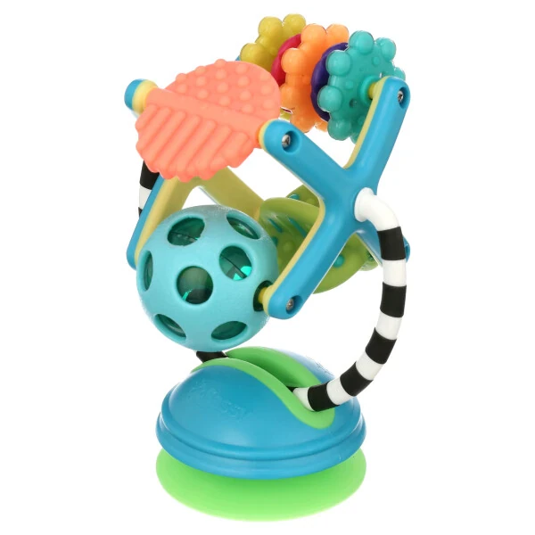 Sassy Developmental Toys, Teeth & Twirl, Sensation Station, Multi-Color, 6 Months+ - 1