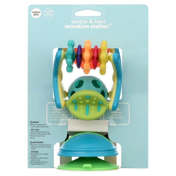 Sassy Developmental Toys, Teeth & Twirl, Sensation Station, Multi-Color, 6 Months+ - 5