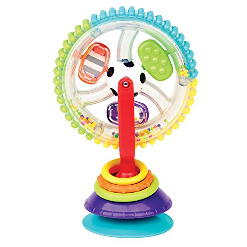 Sassy Wonder Wheel aylanuvchi yuqori stul tovoq o'yinchoqi, 6+ oy - 10