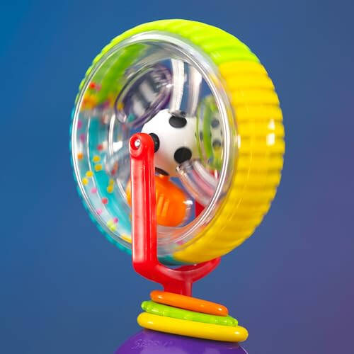 Sassy Wonder Wheel Spinning High Chair Tray Toy, Age 6+ Months - 5