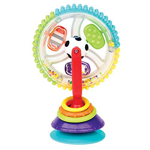 Sassy Wonder Wheel Spinning High Chair Tray Toy, Age 6+ Months - 10