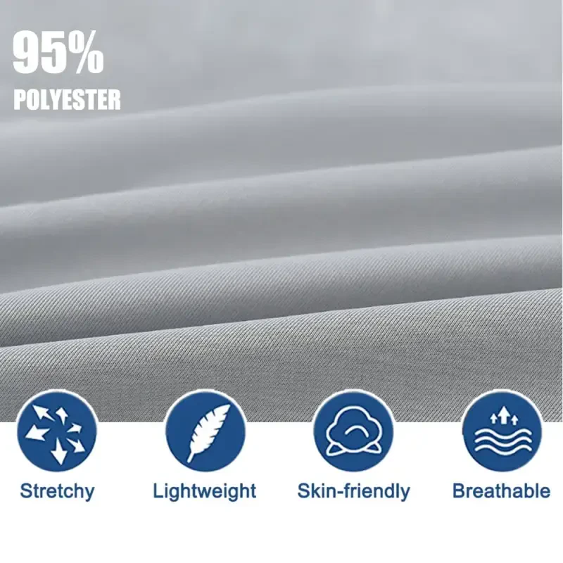 Satankud Men's Tracksuits 2 Pieces Set Long Sleeve Causal Full Zip Hiking Jogging Gym Sports Sweatsuit for Men 2 Piece Outfits Darkgrey-L - 6