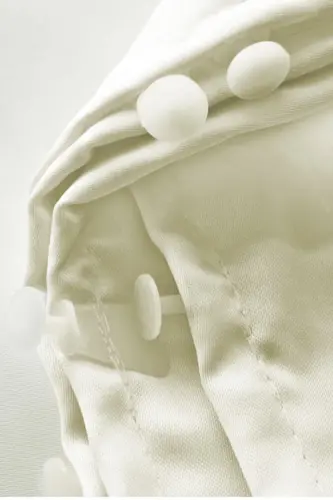 Saten Güneşlik Beyaz-Siyah - 3