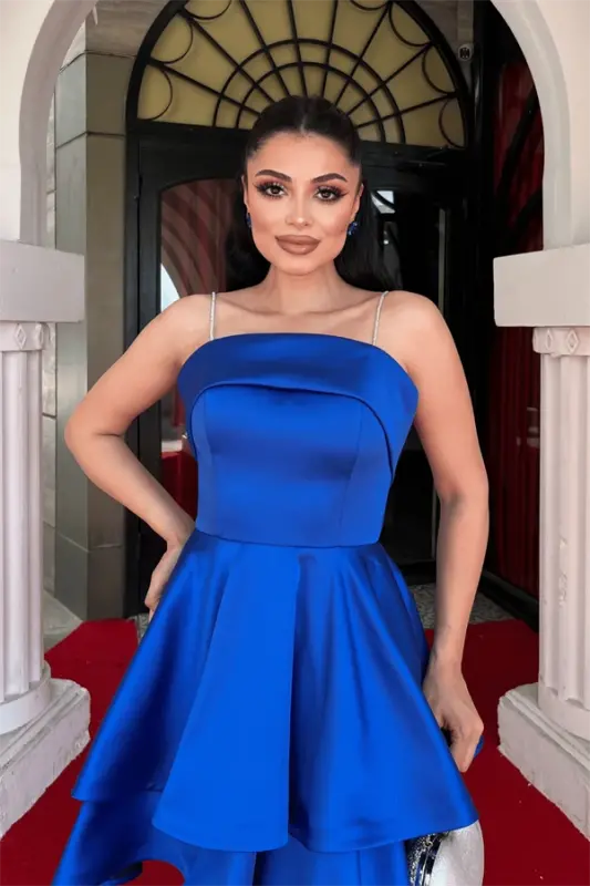 Saten Mato Askılı Mini Ko'ylak - SAKS MOVİY - 4