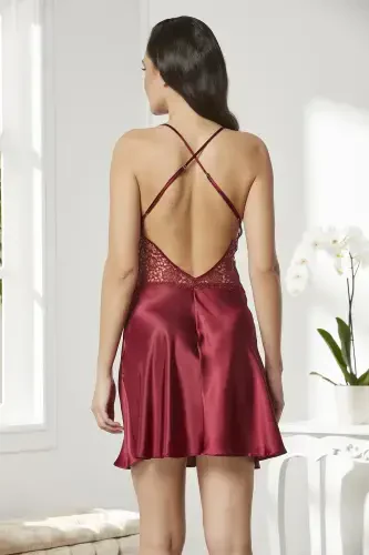 Saten Oltilik Kelin Sepi - 6625 Bordo-Bordo - 5