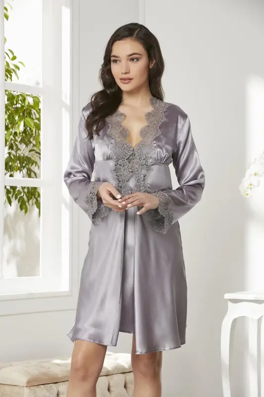 Saten Oltilik Kelin Sepi Komplekti - 6335 Royal-Royal - 8