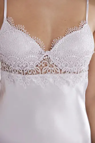 Satin Altılı Bridal Dowry Set - 6325 Viola-Viola - 6