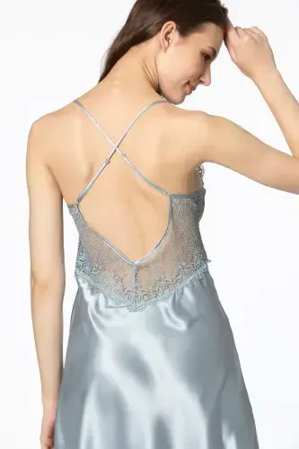 Satin Altılı Gelin Çeyiz Seti - 6040 Mist-Mist - 4