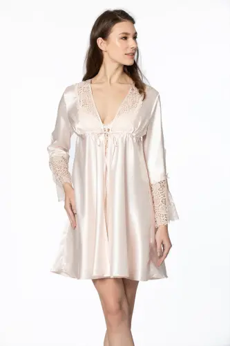 Satin Altılı Gelin Çeyiz Seti - 6625 Inci-İnci 