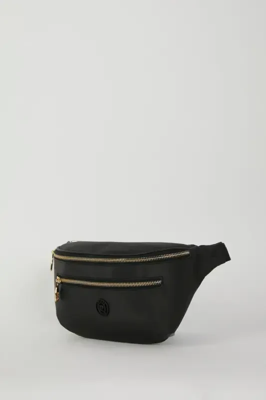 Satin Black Women Waist Bag 05PO22Y1542-Satin Black - 3