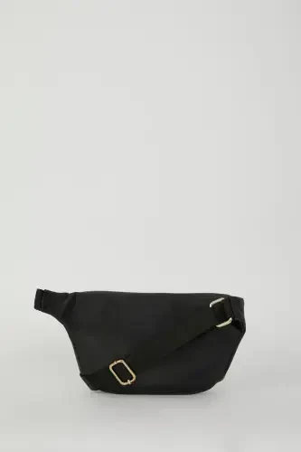 Satin Black Women Waist Bag 05PO22Y1542-Satin Black - 5
