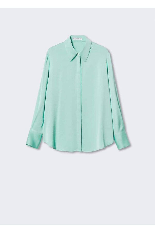 Satin Flowy Shirt - 3