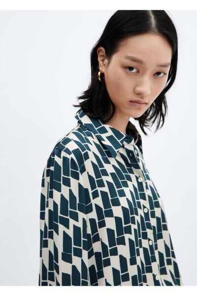 Satin Flowy Shirt - MANGO