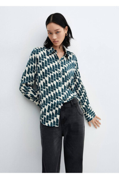 Satin Flowy Shirt - 3