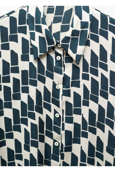 Satin Flowy Shirt - 4