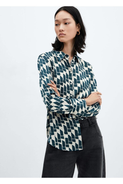 Satin Flowy Shirt - 5