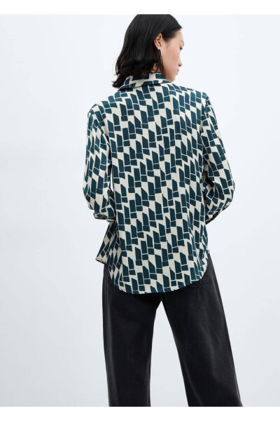 Satin Flowy Shirt - 8