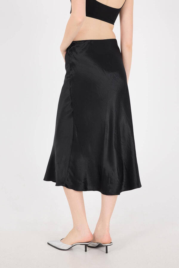 Satin Midi Skirt E16025-t3 - 5