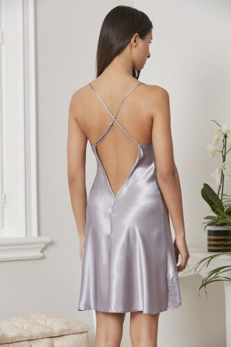 Satin Nightgown Robe Pajama Set Shorts Set 6-Piece Bridal Dowry Set - 6015 - 6