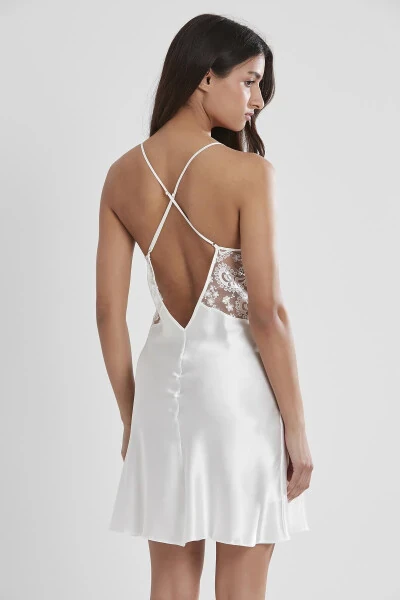 Satin Nightgown Robe Pajama Set Shorts Set 6-Piece Bridal Dowry Set - 6225 - 8