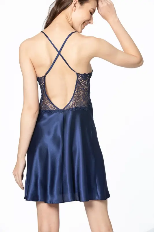 Satin Nightgown Robe Pajama Set Shorts Set 6-Piece Bridal Dowry Set - 6625 - 7
