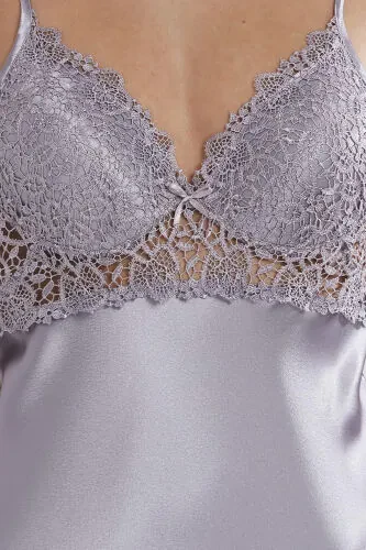 Satin Nightgown Robe Pajama Set Shorts Set 6-piece Bridal Dowry Set - 6955 - 6