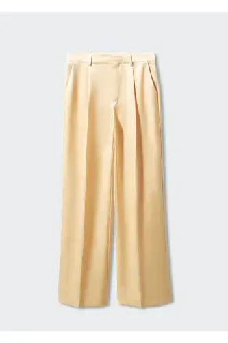 Satin Palazzo Pants - 1