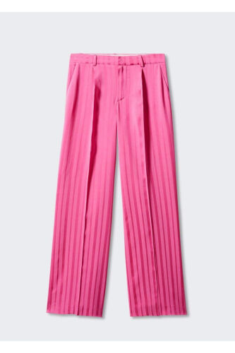 Satin pants with line detail - 3