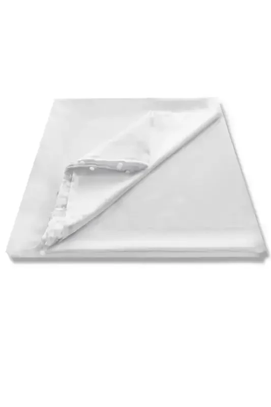 Satin White Sunshade Curtain-White - 2