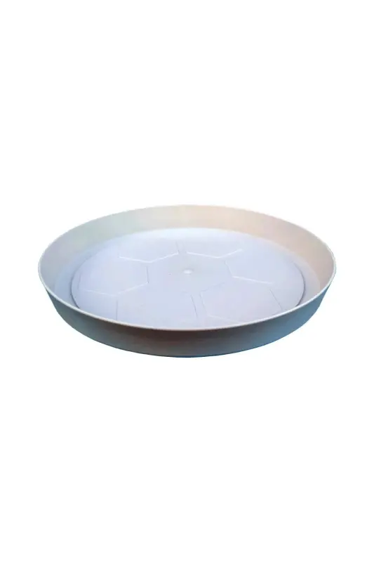 Saucer 39cm Yalı Vaha Nergis No8 Plate White Serinova Pot Saucer Nergiz Plastic-WHITE8 - TOXA